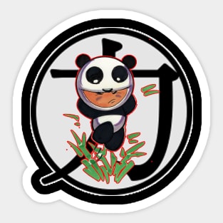 Kung Fu Boy Panda Sticker